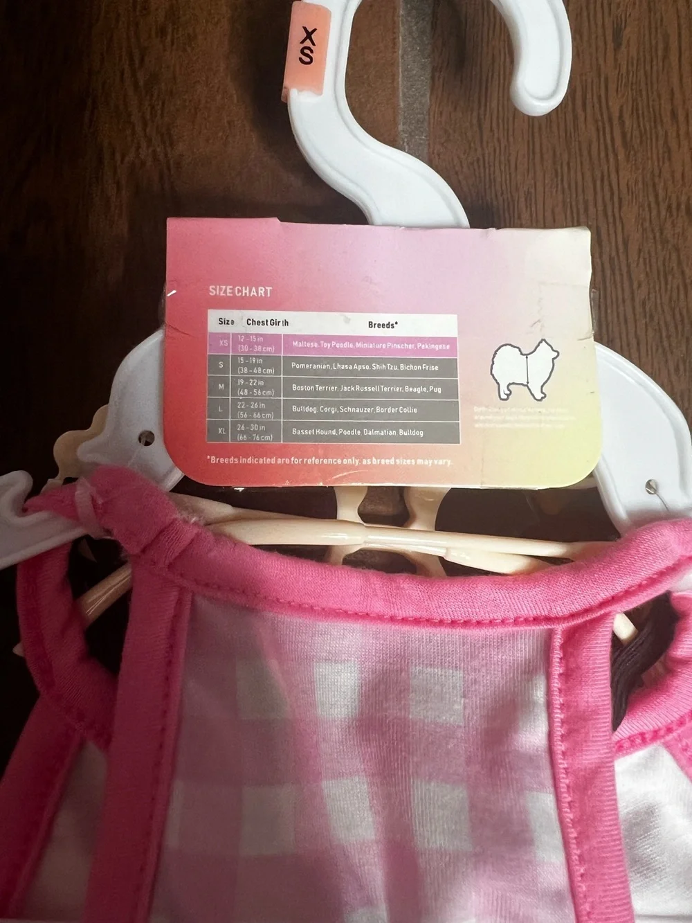 Paris Hilton Pet Apparel Dog Clothes Pink Gingham Set with Sunglasses XS